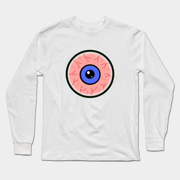 Bloodshot Eye Long Sleeve T-Shirt by SartorisArt1